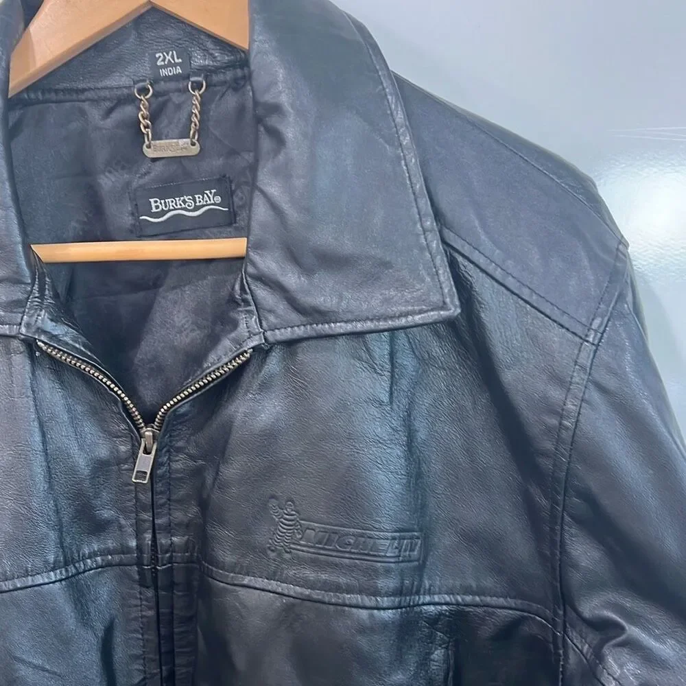 Burk's Bay Michelin Genuine Leather Jacket‎ 2XL